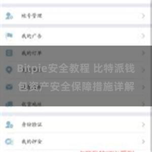 Bitpie安全教程 比特派钱包资产安全保障措施详解