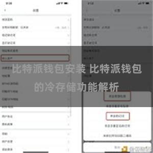 比特派钱包安装 比特派钱包的冷存储功能解析